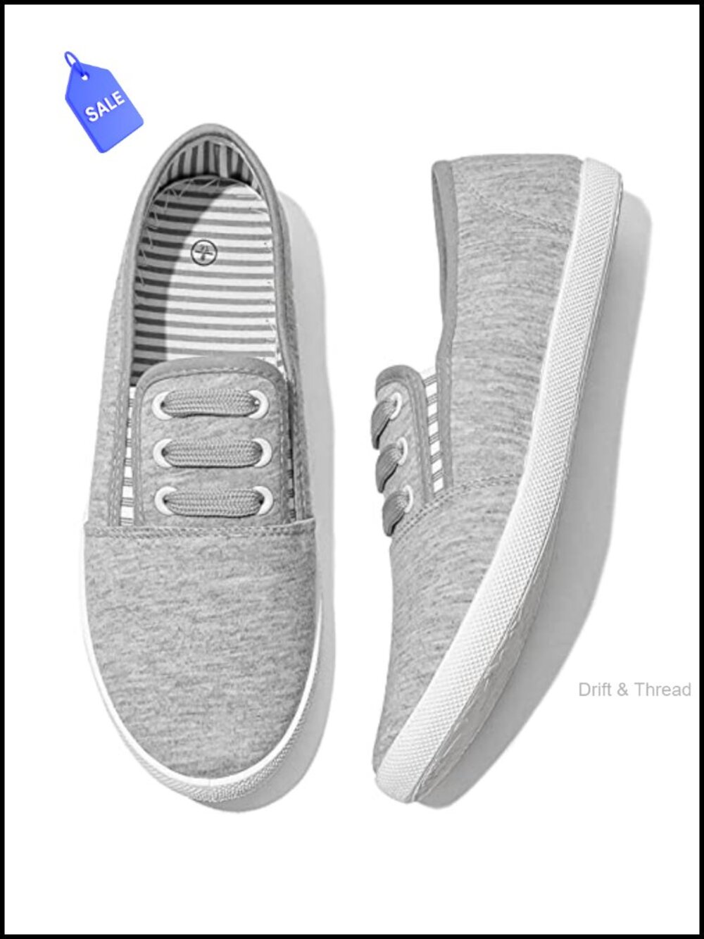 Canvas Slip On Sneakers Casual Walking Non Slip Work Shoes